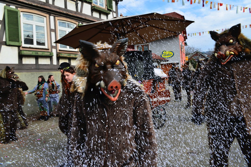 Brauchtum schwäbisch alemannische Fastnacht