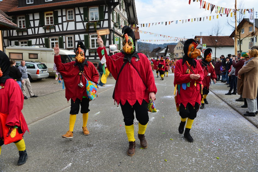 Brauchtum schwäbisch alemannische Fastnacht