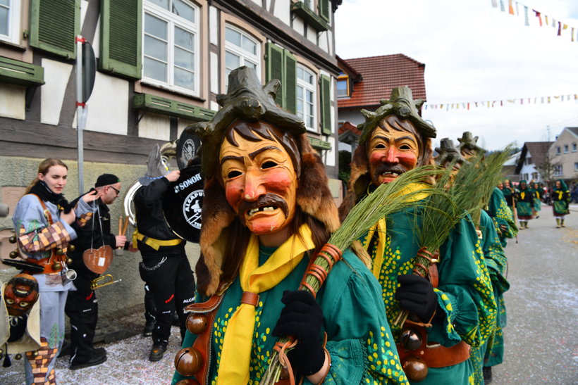 Brauchtum schwäbisch alemannische Fastnacht