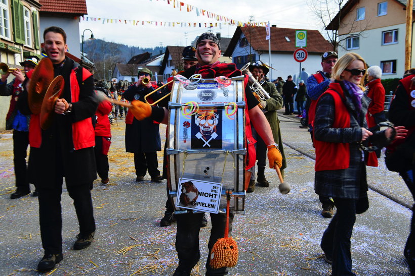 Brauchtum schwäbisch alemannische Fastnacht