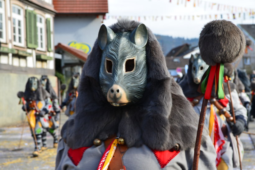 Brauchtum schwäbisch alemannische Fastnacht