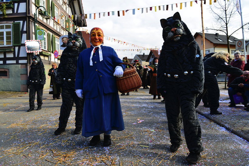 Brauchtum schwäbisch alemannische Fastnacht