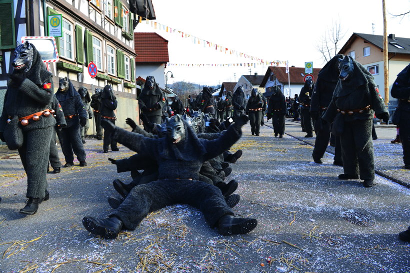 Brauchtum schwäbisch alemannische Fastnacht