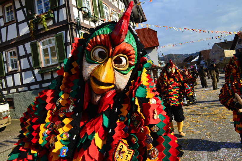 Brauchtum schwäbisch alemannische Fastnacht