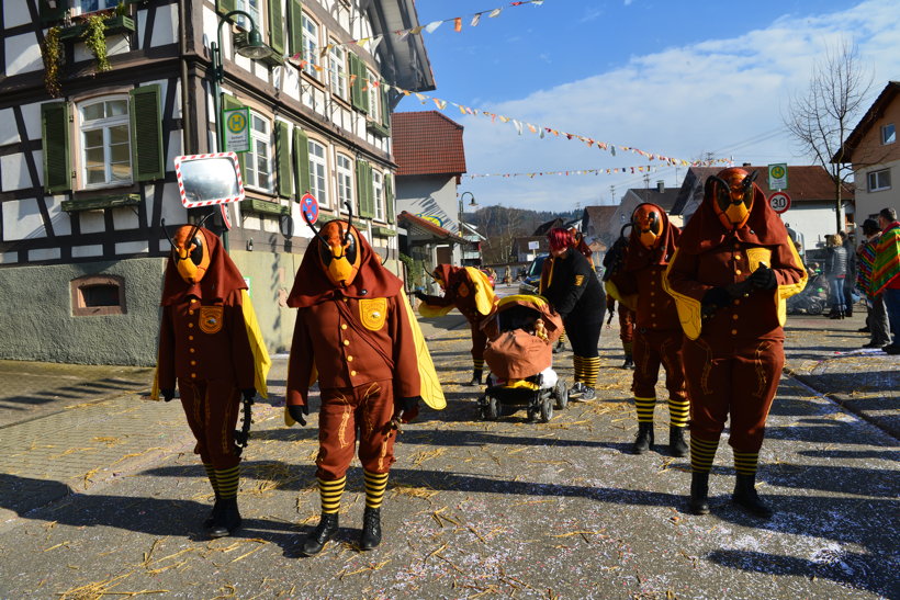 Brauchtum schwäbisch alemannische Fastnacht