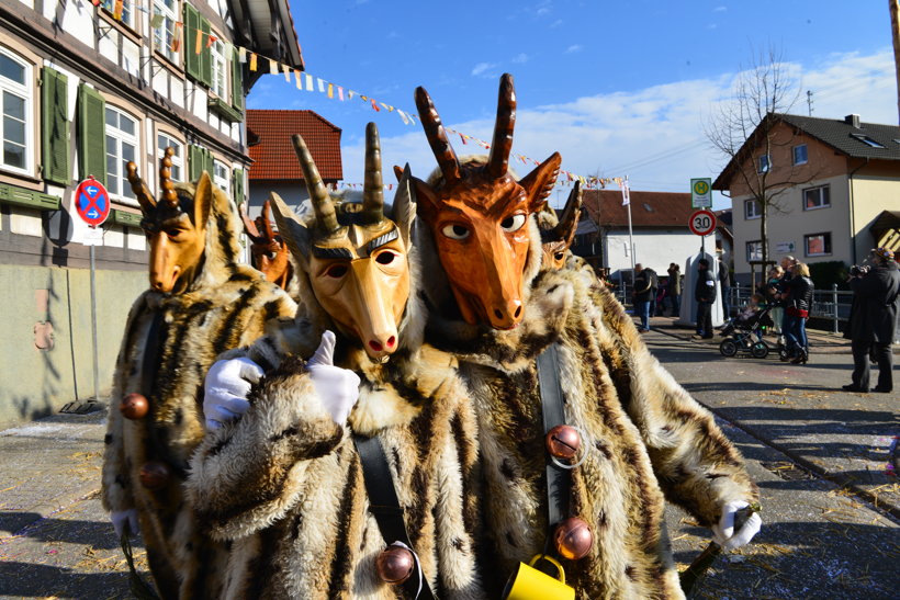 Brauchtum schwäbisch alemannische Fastnacht