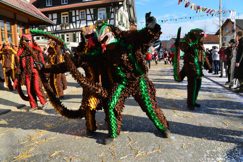 Brauchtum schwäbisch alemannische Fastnacht