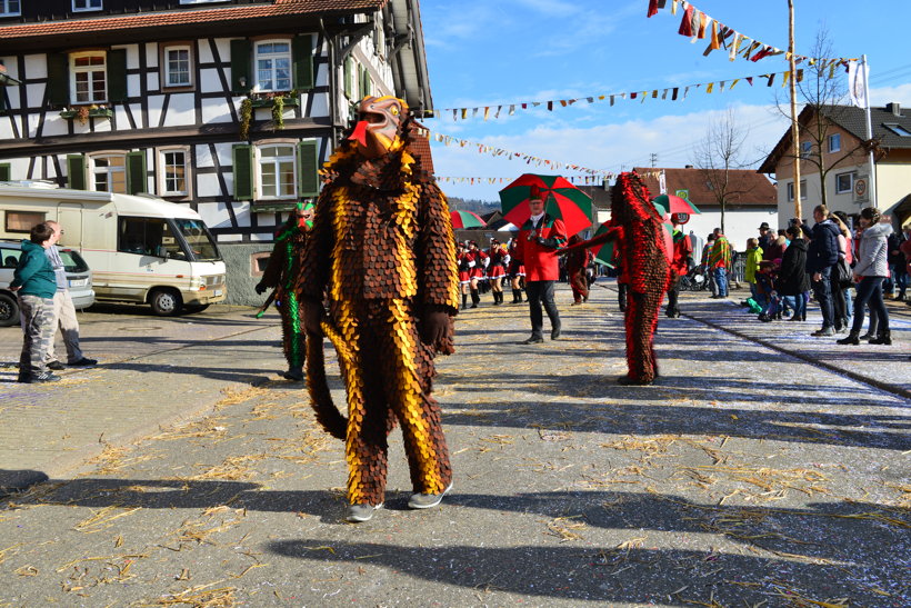 Brauchtum schwäbisch alemannische Fastnacht