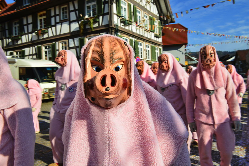 Brauchtum schwäbisch alemannische Fastnacht