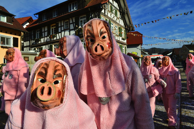 Brauchtum schwäbisch alemannische Fastnacht