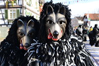 Brauchtum schwäbisch alemannische Fastnacht