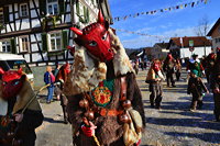 Brauchtum schwäbisch alemannische Fastnacht