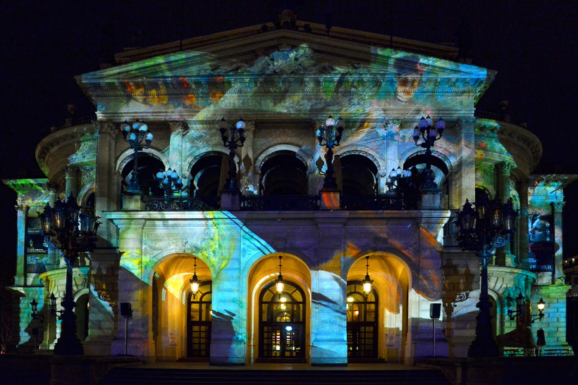 Alte Oper in Frankfurt am Main Luminale-Premiere für die Alte Oper