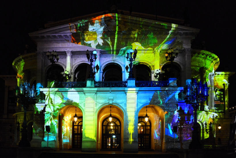 Alte Oper in Frankfurt am Main Luminale-Premiere für die Alte Oper