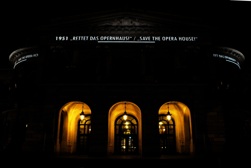 Alte Oper in Frankfurt am Main Luminale-Premiere für die Alte Oper 2018