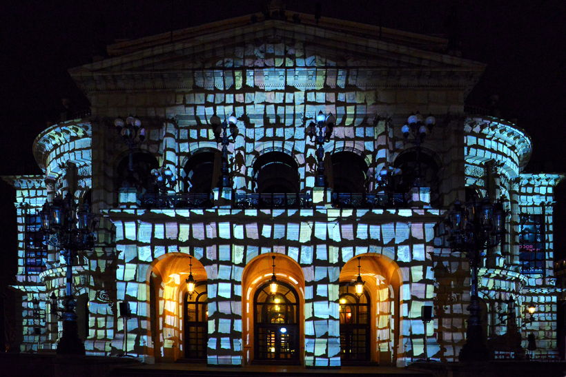 Alte Oper in Frankfurt am Main Luminale-Premiere für die Alte Oper 2018