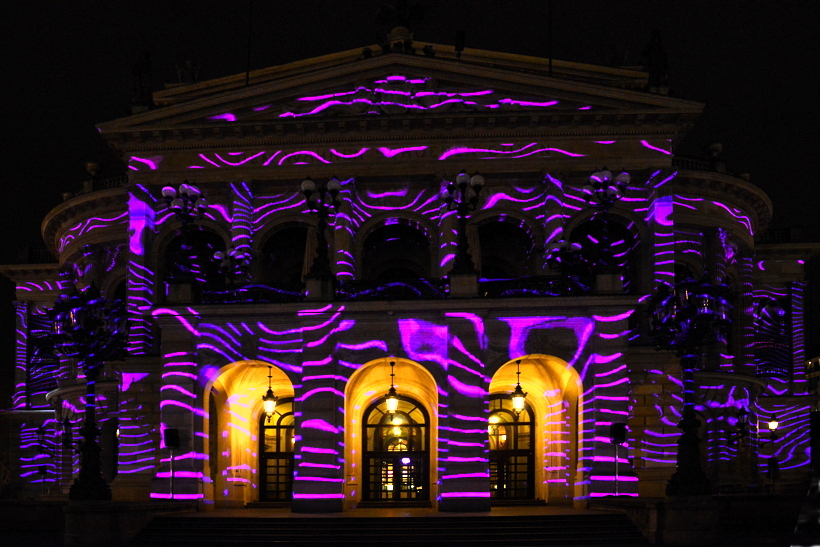 Alte Oper in Frankfurt am Main Luminale-Premiere für die Alte Oper 2018