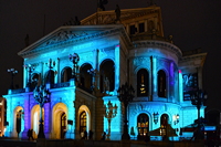 Alte Oper in Frankfurt am Main Luminale-Premiere für die Alte Oper 2018