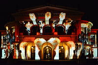 Alte Oper in Frankfurt am Main Luminale-Premiere für die Alte Oper 2018