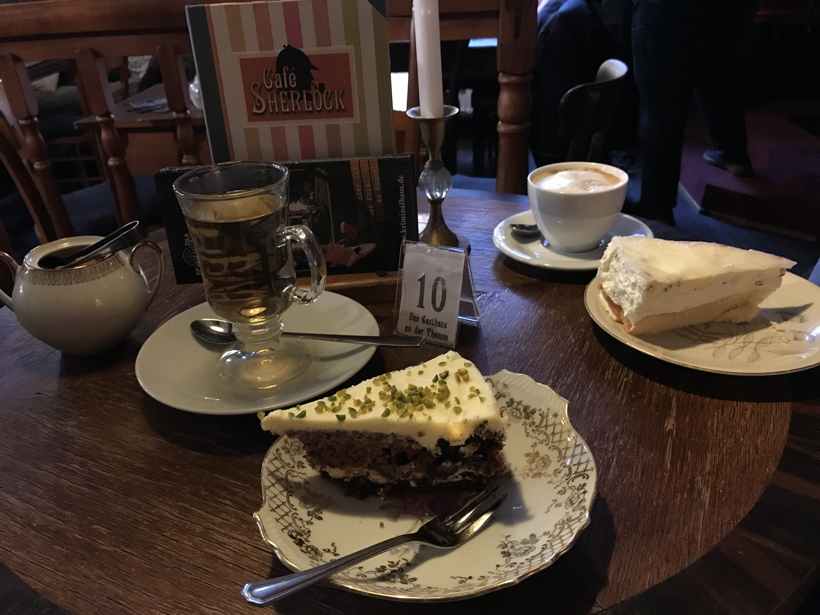 Das Kriminalhaus mit sein Café Sherlock das kriminellste Cafe in Hillesheim im Herzen der Eifel