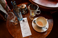 Das Kriminalhaus mit sein Café Sherlock das kriminellste Cafe in Hillesheim im Herzen der Eifel