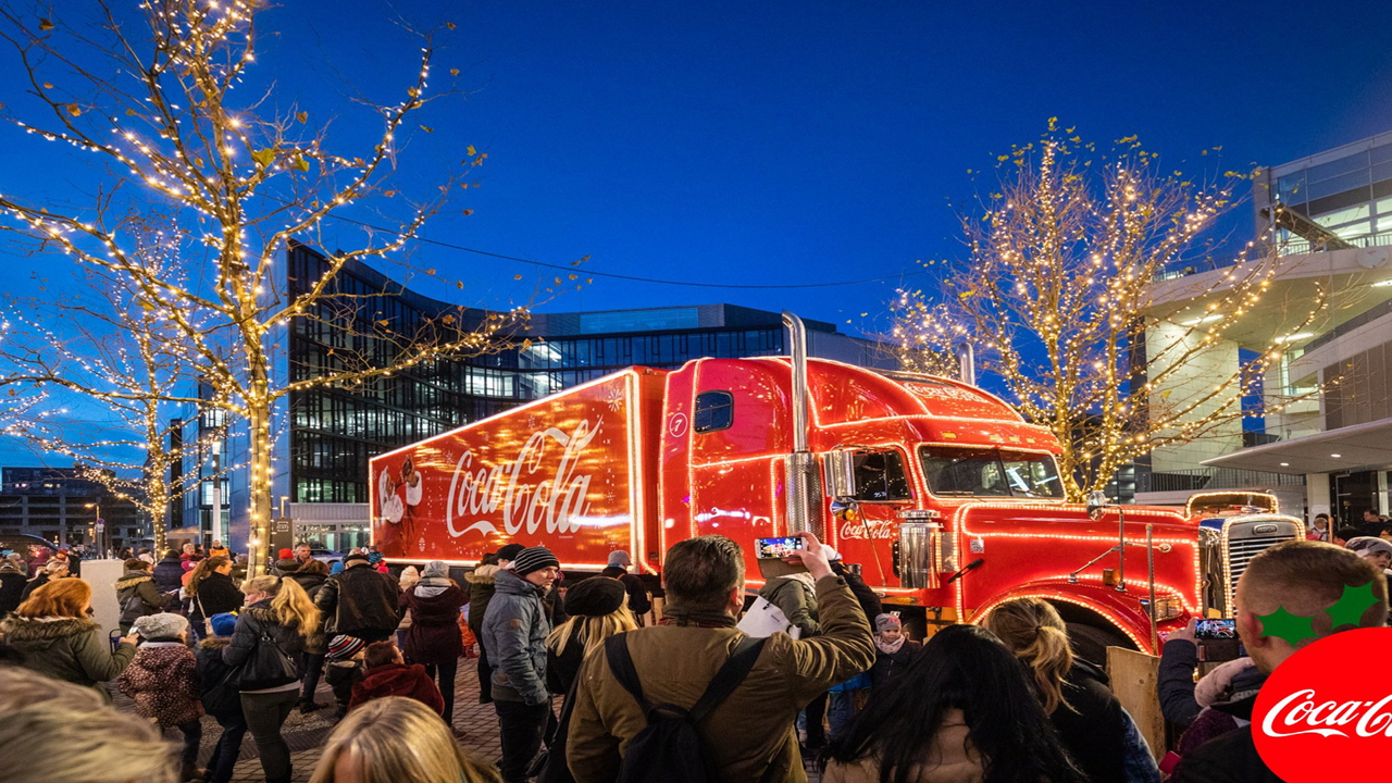 Coca-Cola Weihnachtstrucks 2004 Darmstadt-Weiterstadt Segmüller