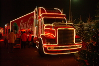 Coca-Cola Weihnachtstrucks 2004 Darmstadt-Weiterstadt Segmüller