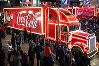 Coca-Cola Weihnachtstrucks 2004 Darmstadt-Weiterstadt Segmüller