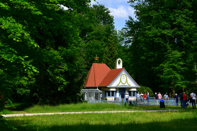 Prinzessinnenhaus 1902 Joseph Maria Olbrich Schloss Wolfsgarten Egelsbach Prinzessin Elisabeth von Hessen ein Kindertraum bis heute