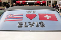 European Elvis Festival Bad Nauheim Elvis Presley King of Rock`n und Roll Cadillac-Parade August Elvis Presley der King starb am 16. August 1977 doch seine Legende lebt weiter