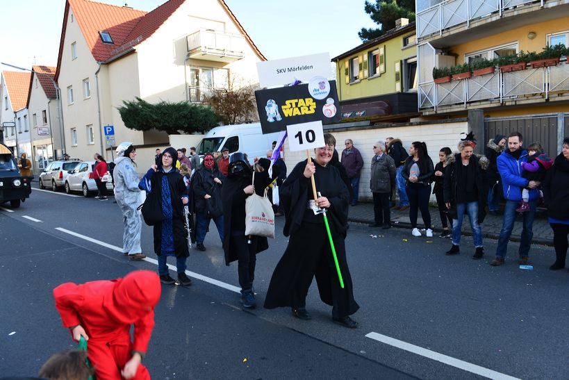  Fastnacht 2016 Mörfelden-Walldorf feiert mit einem Faschingsumzug im Stadtteil Mörfelden Helau