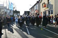  Fastnacht 2016 Mörfelden-Walldorf feiert mit einem Faschingsumzug im Stadtteil Mörfelden Helau