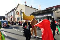  Fastnacht 2016 Mörfelden-Walldorf feiert mit einem Faschingsumzug im Stadtteil Mörfelden Helau