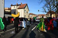  Fastnacht 2016 Mörfelden-Walldorf feiert mit einem Faschingsumzug im Stadtteil Mörfelden Helau