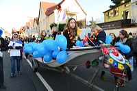  Fastnacht 2016 Mörfelden-Walldorf feiert mit einem Faschingsumzug im Stadtteil Mörfelden Helau