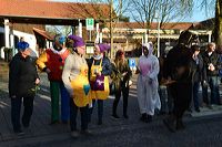  Fastnacht 2016 Mörfelden-Walldorf feiert mit einem Faschingsumzug im Stadtteil Mörfelden Helau