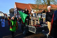  Fastnacht 2016 Mörfelden-Walldorf feiert mit einem Faschingsumzug im Stadtteil Mörfelden Helau