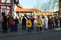  Fastnacht 2016 Mörfelden-Walldorf feiert mit einem Faschingsumzug im Stadtteil Mörfelden Helau