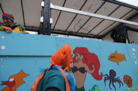 Helau Walldorfer Fastnachtsumzug närischer Lindwurm kleine und große Narren am Rathaus im Stadtteil Walldorf 2026