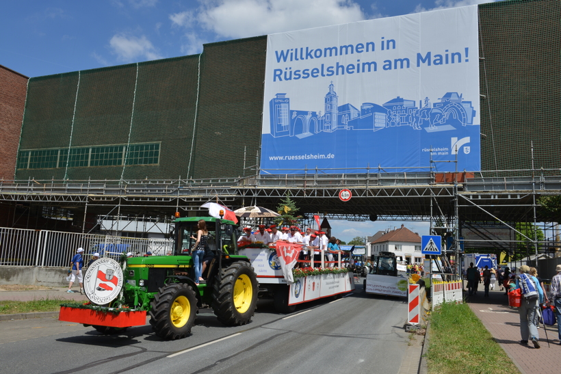 Großer Festzug 2017 beim Hessentag in Rüsselsheim