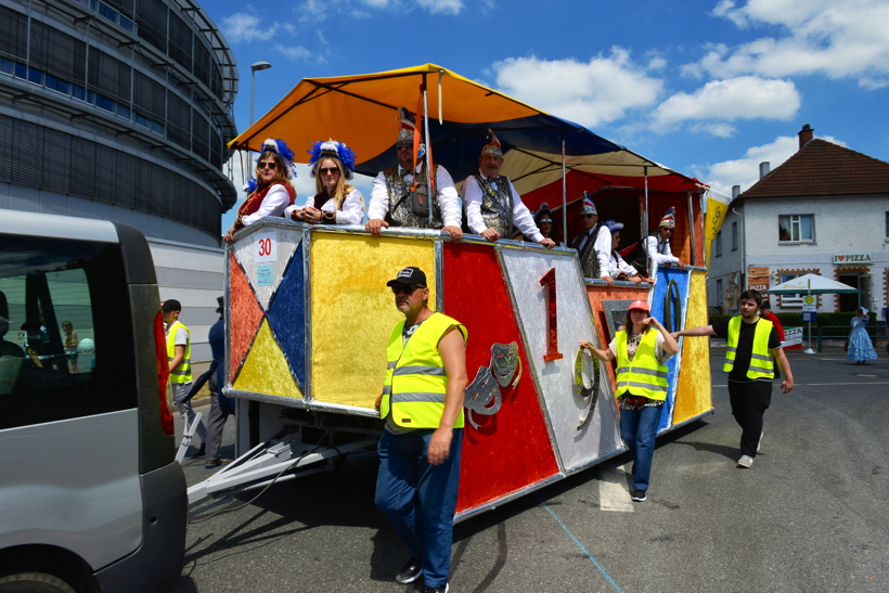 Großer Festzug 2017 beim Hessentag in Rüsselsheim