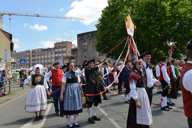 Großer Festzug 2017 beim Hessentag in Rüsselsheim