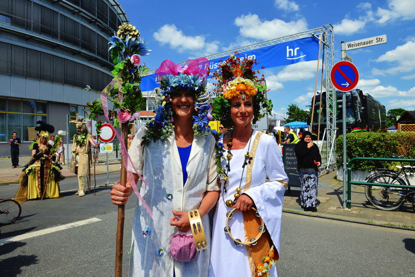 Großer Festzug 2017 beim Hessentag in Rüsselsheim