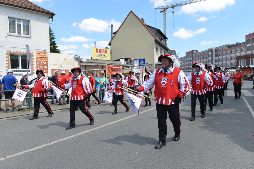 Großer Festzug 2017 beim Hessentag in Rüsselsheim