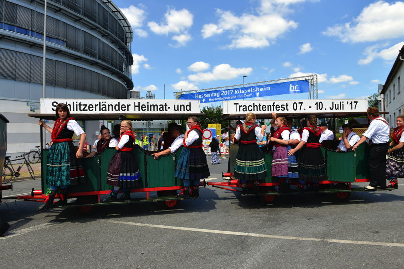 Großer Festzug 2017 beim Hessentag in Rüsselsheim