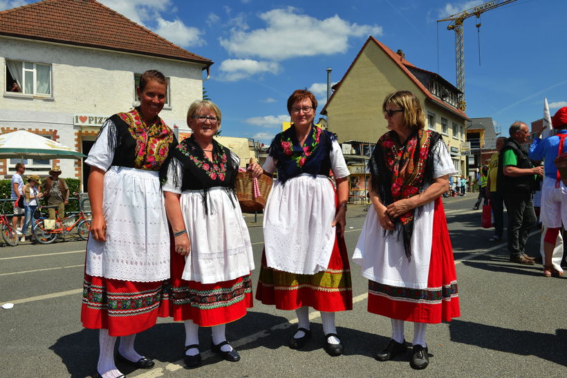 Großer Festzug 2017 beim Hessentag in Rüsselsheim