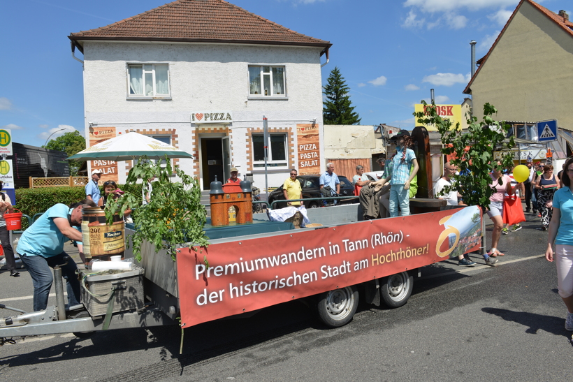 Großer Festzug 2017 beim Hessentag in Rüsselsheim