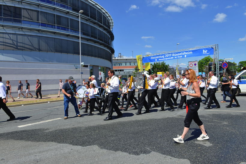 Großer Festzug 2017 beim Hessentag in Rüsselsheim