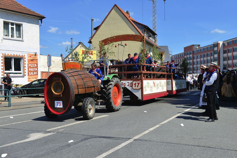 Großer Festzug 2017 beim Hessentag in Rüsselsheim