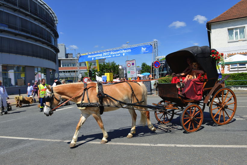 Großer Festzug 2017 beim Hessentag in Rüsselsheim